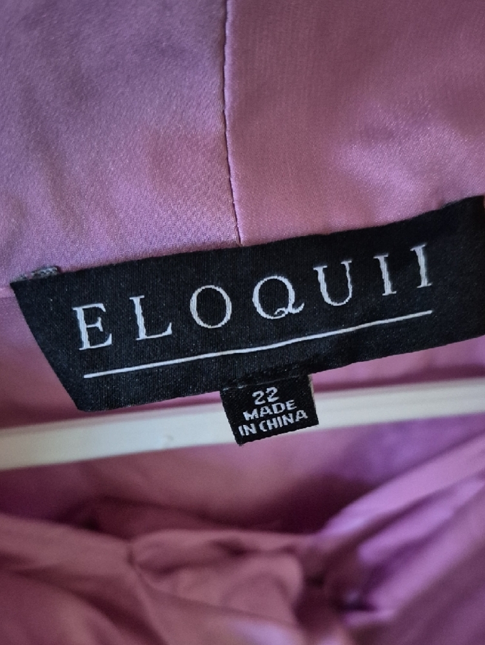 Eloquii Pink Tie-Front Blouse - Picture 2 of 3